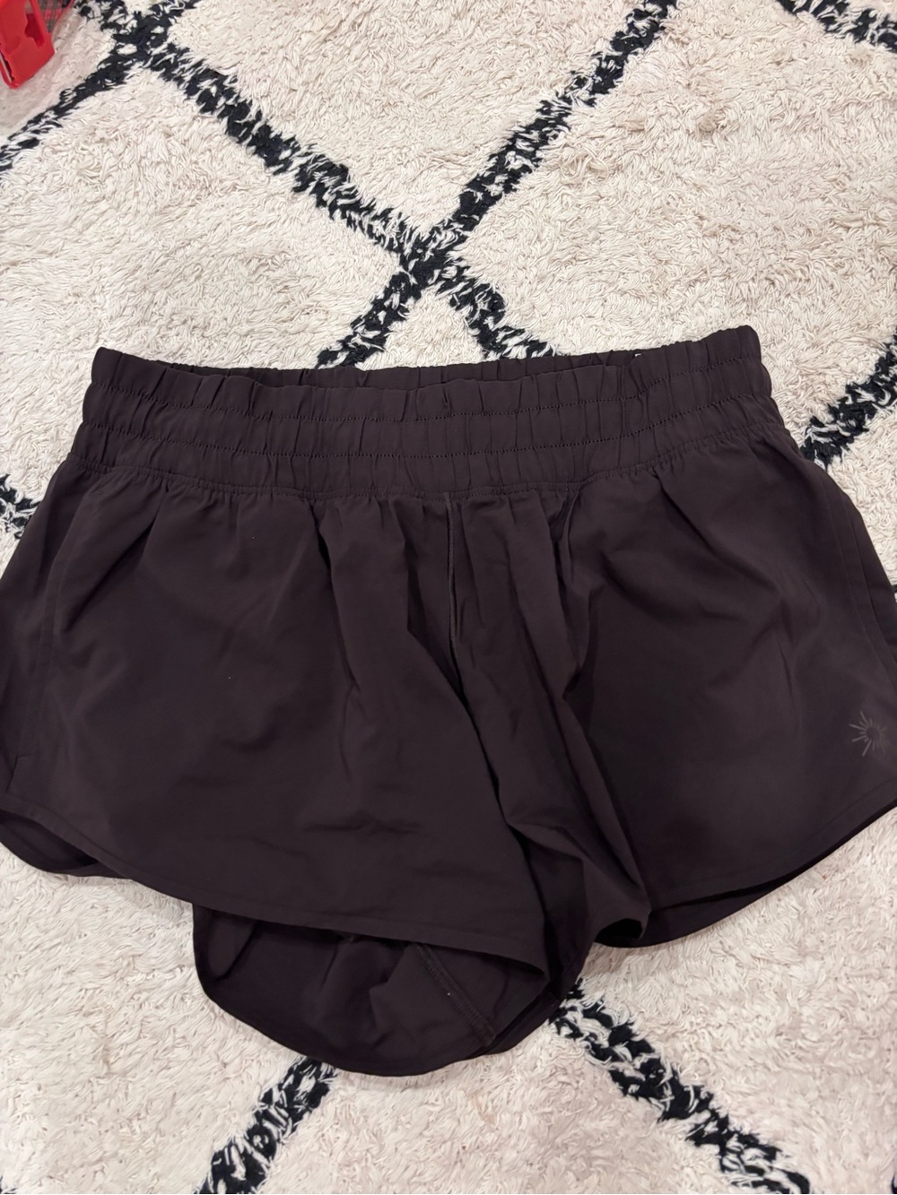 Black Athletic Running Shorts